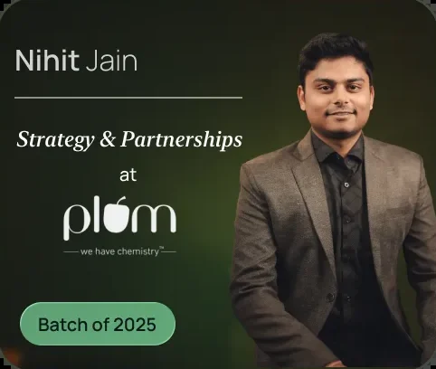 Nihit Jain, Strategy & Partnerships, Plum