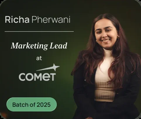 Richa Pherwani, Marketing Lead, Comet