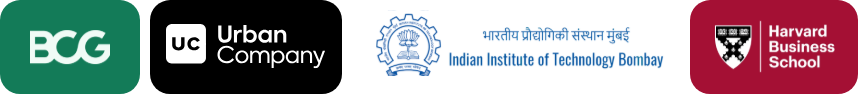 BCG, Urban Company, IIT Bombay and Harvard Business School