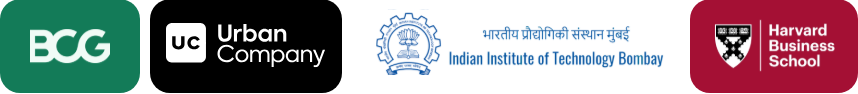 BCG, Urban Company, IIT Bombay and Harvard Business School