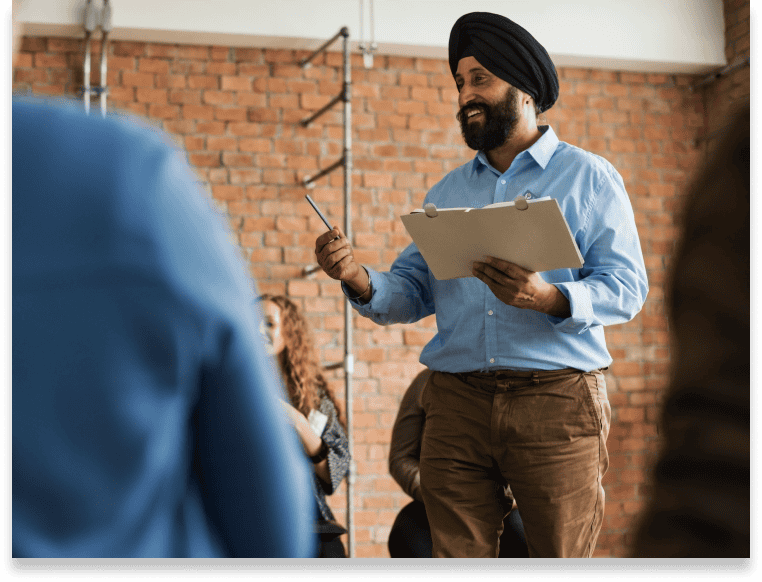 Deep dives in a workshop format with a sector expert